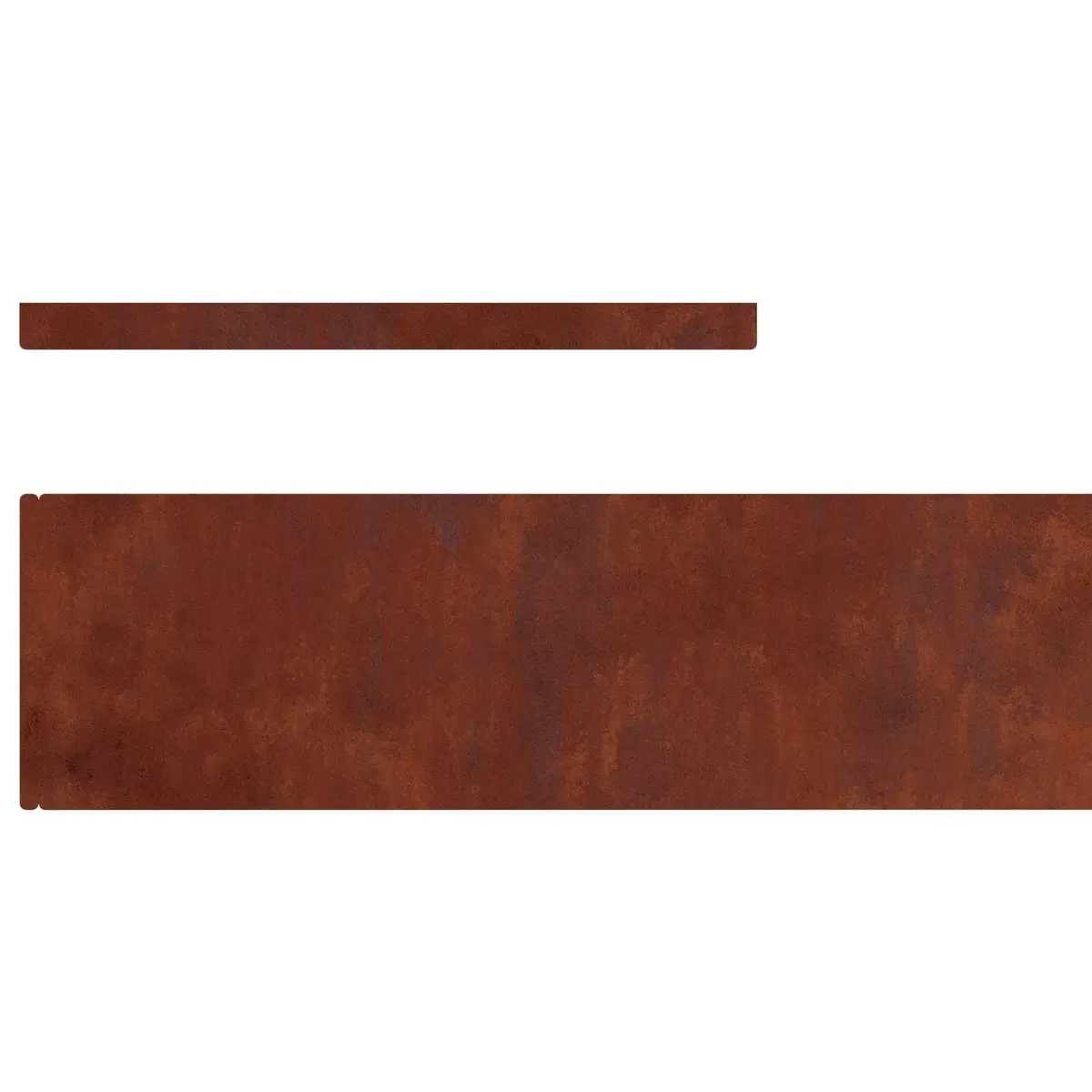 Garden Lawn Edging Weathering Steel 450cm Rusty Brown Outdoor Border