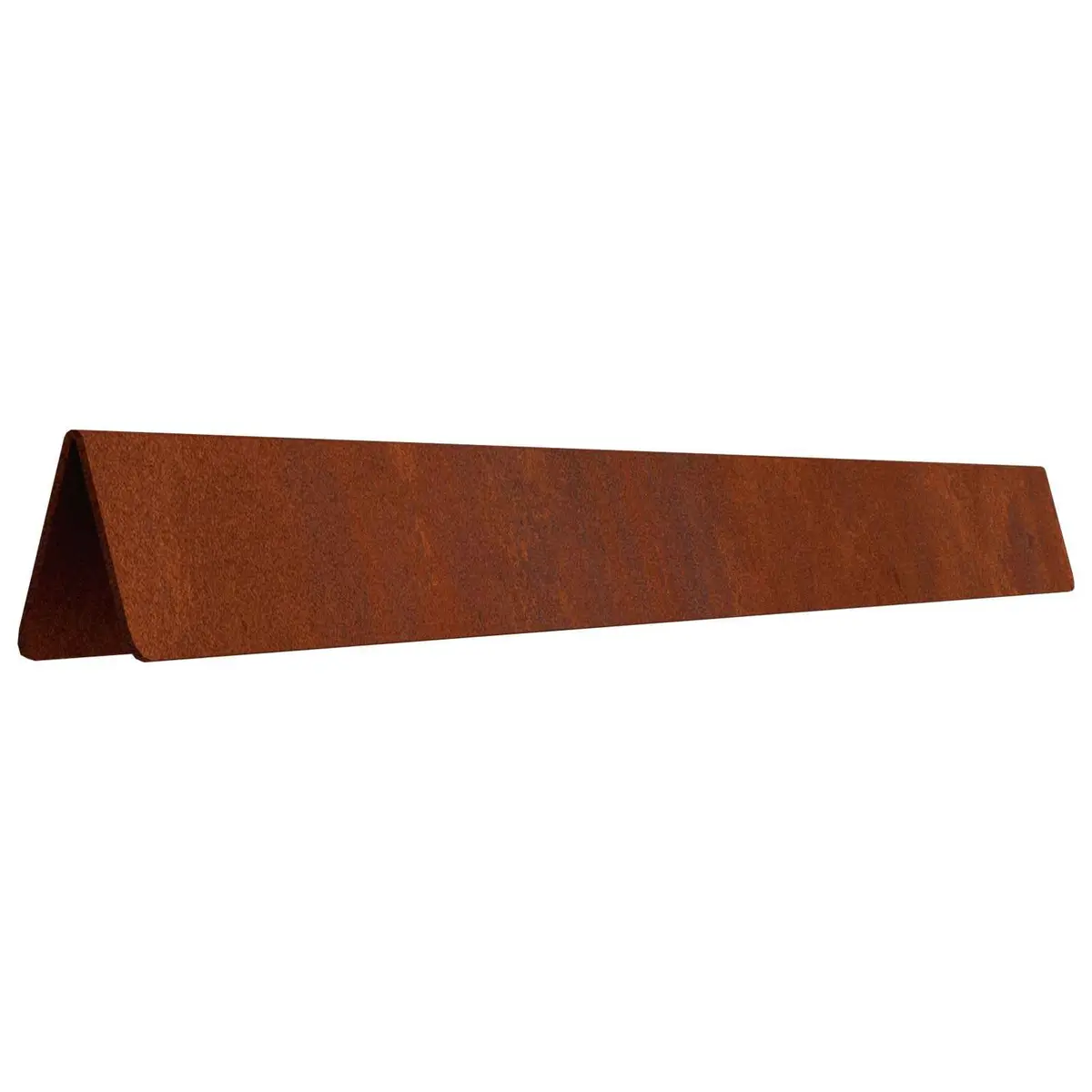 Garden Lawn Edging Weathering Steel Border 450cm Brown