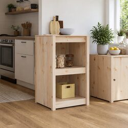Kitchen Cabinet Brown Oak Storage Furniture with Shelf Organiser Modern Home