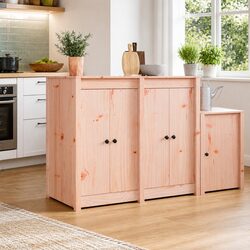 Kitchen Cabinet Door Brown Modern Minimalist Design 50 x 82 cm Indoor Storage