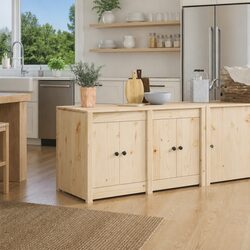 Kitchen Cabinet with Shelf Brown Oak Storage Unit Modern Home Furniture