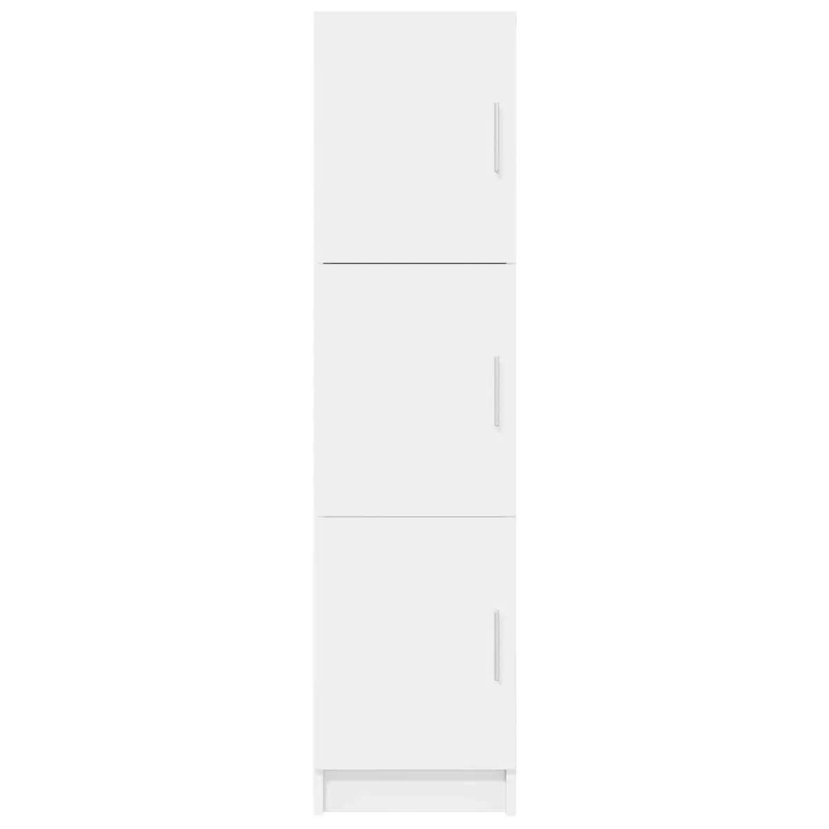 Highboard Storage Cabinet Engineered Wood Modern White 31.5 x 32 x 122.5 cm