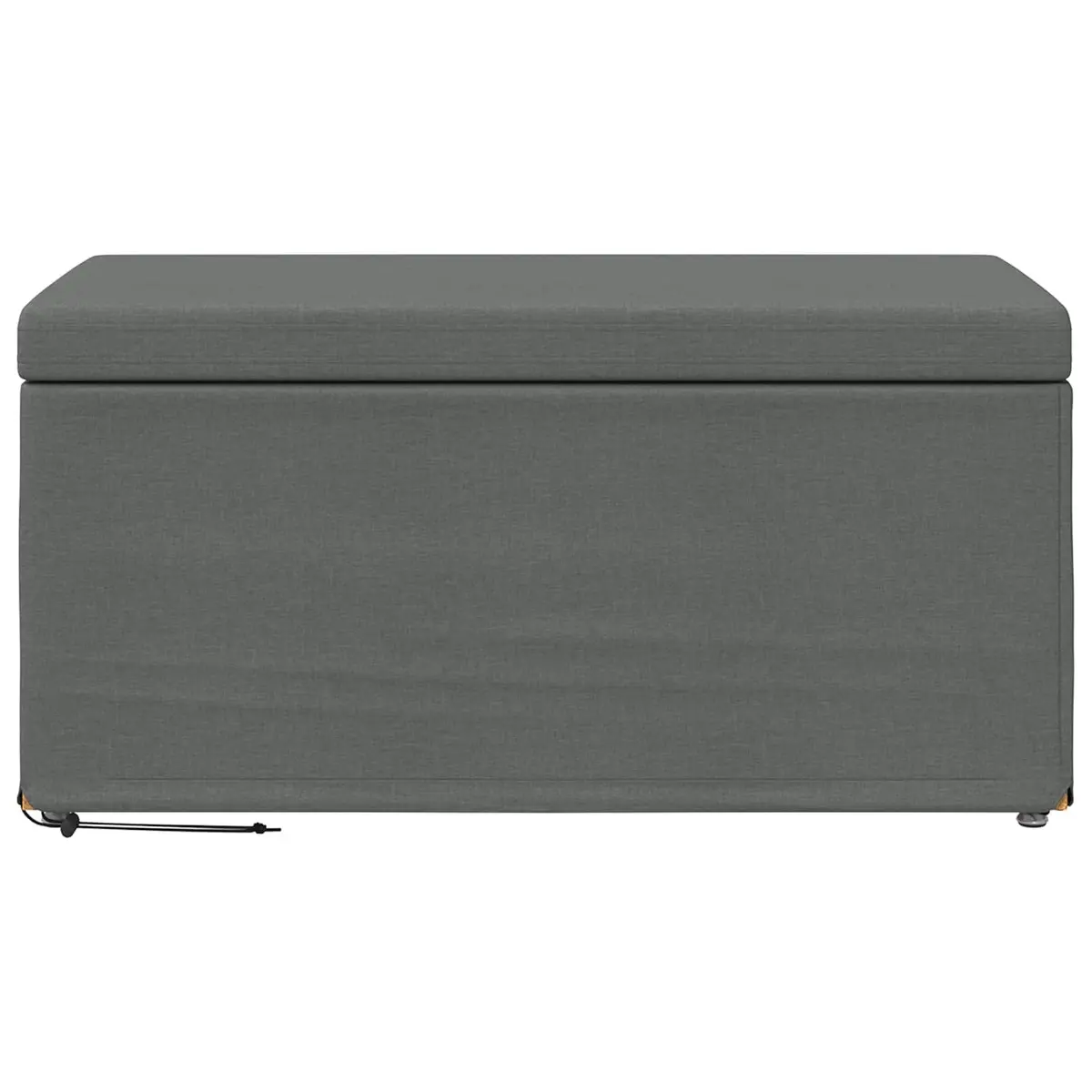 Backless Bar Stool Modern Fabric Seat Grey