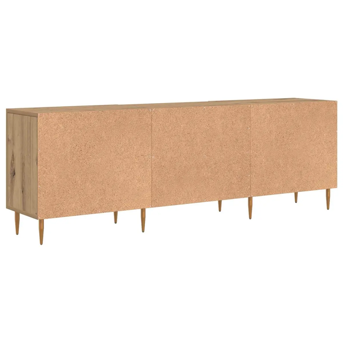 TV Cabinet Modern Rectangular 150cm Brown Engineered Wood