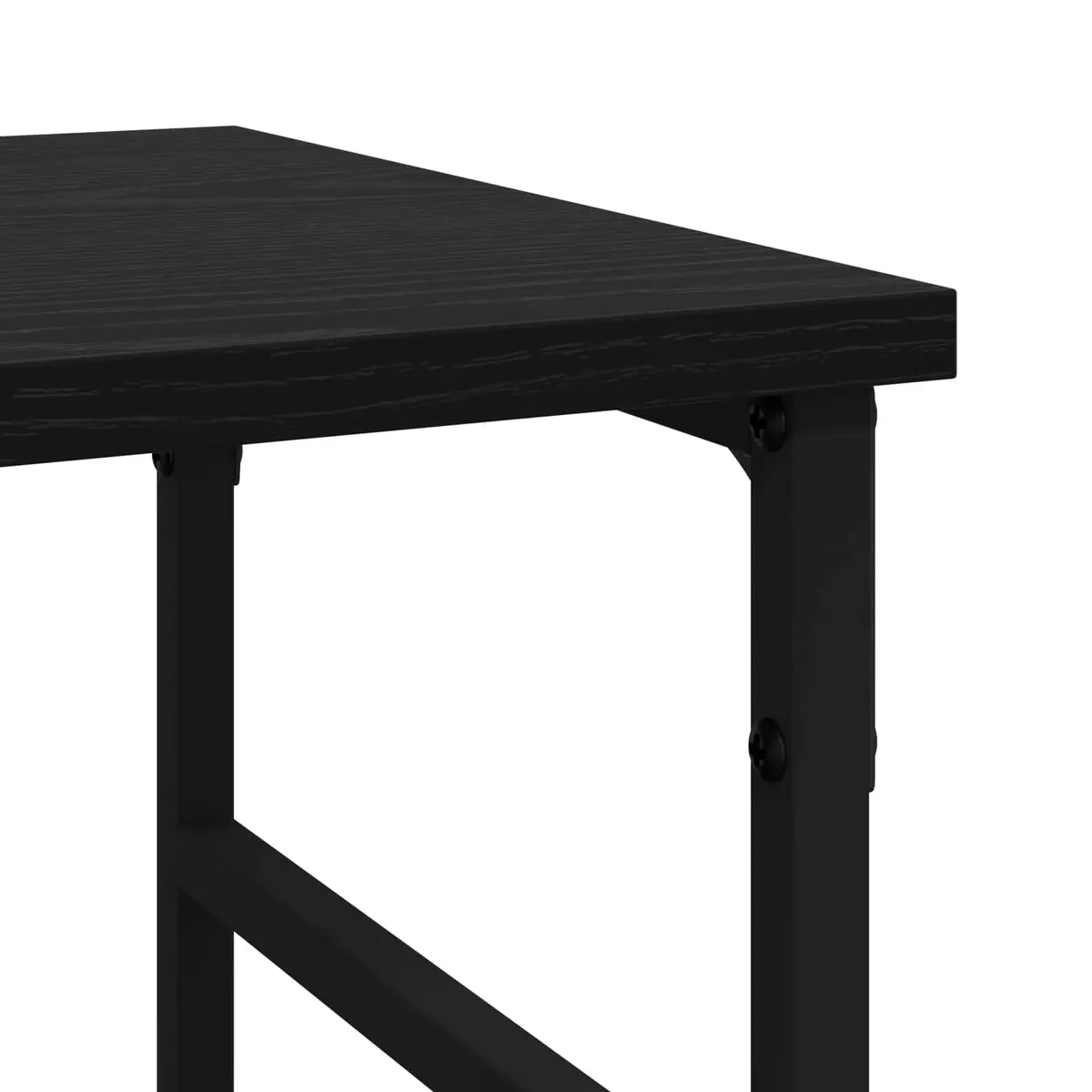 Sideboard Modern Storage Cabinet Black Oak 102 x 32 x 73.5 cm