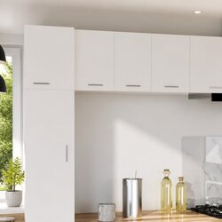 Hanging Kitchen Cabinet White Modern Storage Engineered Wood 30 x 31 x 40 cm