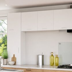 Hanging Kitchen Cabinet White Storage Cupboard Door Engineered Wood 40x31x40cm