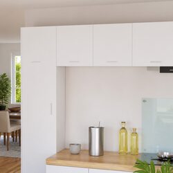 Hanging Kitchen Cabinet 2 Pieces White Modern Storage 40 x 31 x 40 cm