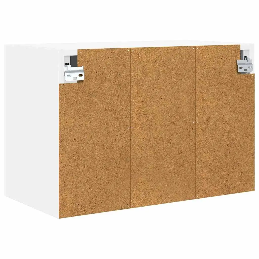 Hanging Kitchen Cabinet Set 2 pcs Modern Storage 60x31x40cm White Engineered Wood