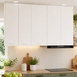 Hanging Kitchen Cabinet with Door White Storage Engineered Wood 40 x 31 x 80 cm