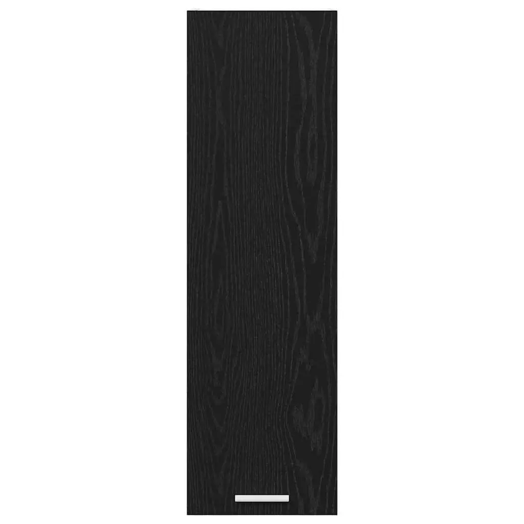 Hanging Kitchen Cabinet Modern Storage Unit 30 x 31 x 100 cm Black Oak