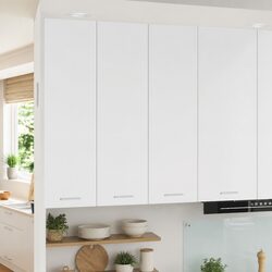 Hanging Kitchen Cabinet White 60x31x100cm Modern Storage Engineered Wood