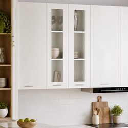 Kitchen Hanging Cabinet White 60 x 31 x 100 cm Engineered Wood Storage
