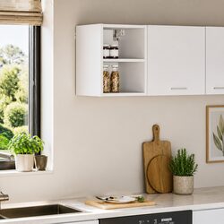 Hanging Kitchen Cabinet White 30 x 29.5 x 40 cm Modern Storage Engineered Wood