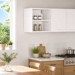 Hanging Kitchen Cabinet White 40x29.5x40cm Storage Cupboard Engineered Wood