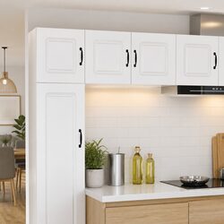 Dishwasher Panel Kalmar High Gloss White 40 x 31 x 40 cm Kitchen Cabinet Door
