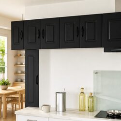 Dishwasher Panel Black 60 x 31 x 40 cm Kitchen Cabinet Door Cover Replacement