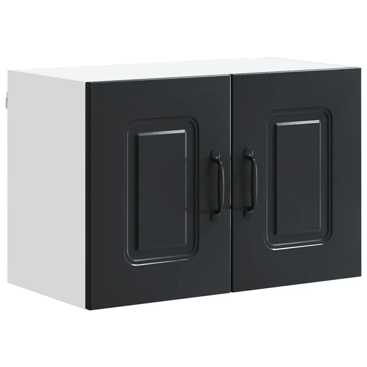 Dishwasher Panel Cover Replacement Black 60 x 31 x 40 cm Engineered Wood Kitchen Cabinet Door