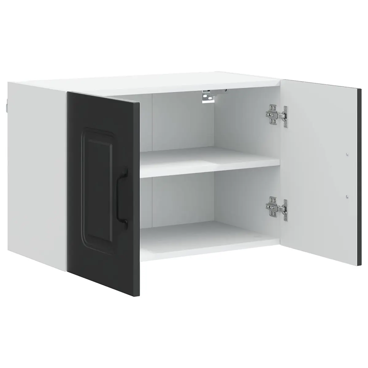 Dishwasher Panel Cover Replacement Black 60 x 31 x 40 cm Engineered Wood Kitchen Cabinet Door