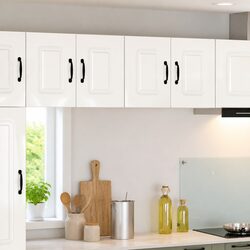 Dishwasher Panel Kitchen Cabinet High Gloss White Storage Organiser 60x31x40cm