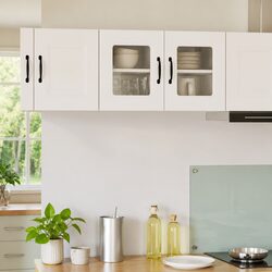 Dishwasher Panel Kitchen Cabinet White Engineered Wood Storage 80x31x40cm