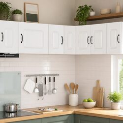 Dishwasher Panel Kitchen Cabinet High Gloss White Storage Engineered Wood