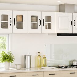 Dishwasher Panel White Kitchen Cabinet Engineered Wood Storage Unit 60x31x40cm