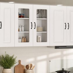 Dishwasher Panel White 40 x 31 x 80 cm Kitchen Cabinet Door Engineered Wood