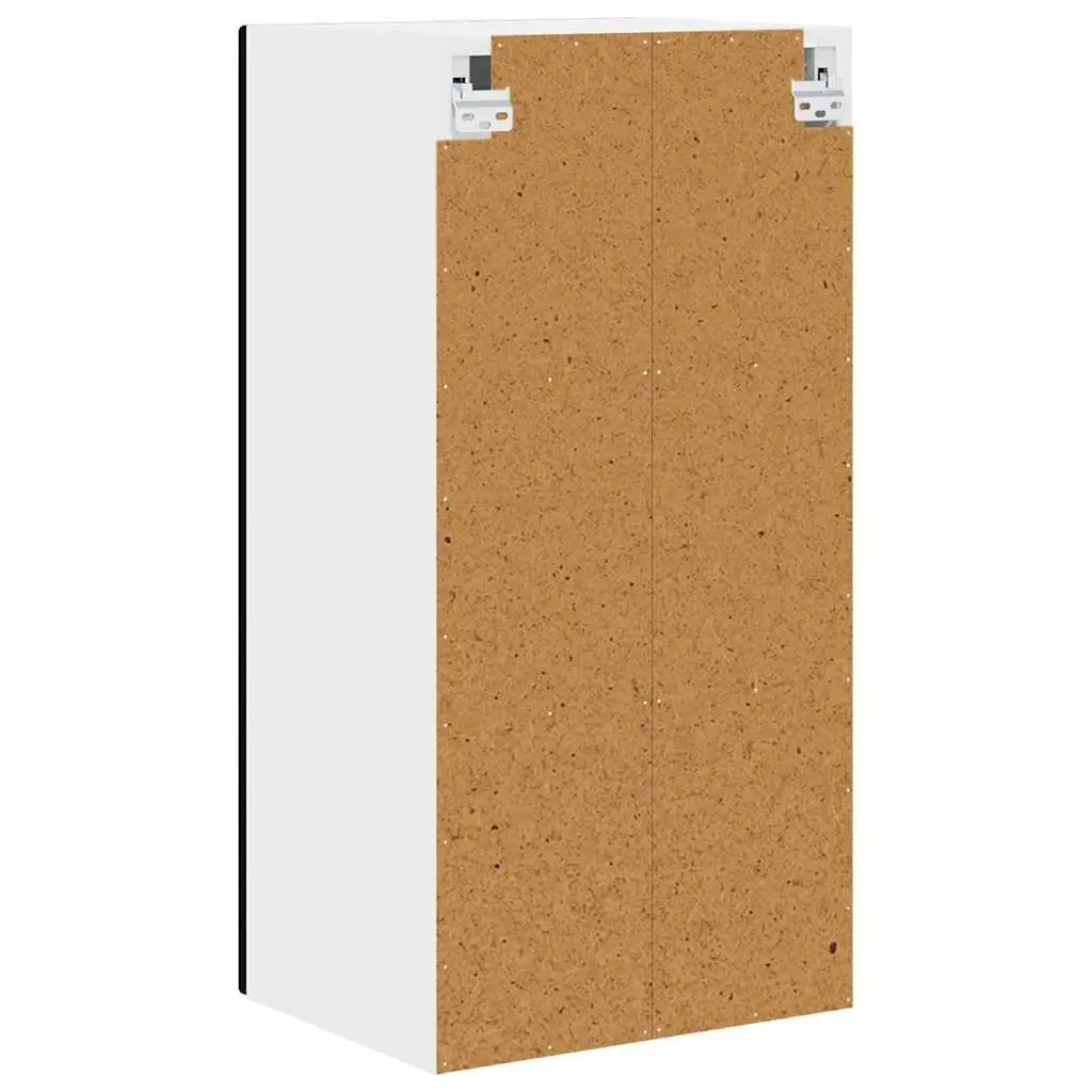 Kitchen Cabinet Engineered Wood Storage Unit 40x31x80cm Black