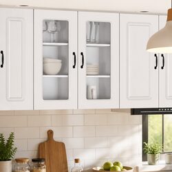 Dishwasher Panel Kitchen Cabinet High Gloss White Storage Engineered Wood