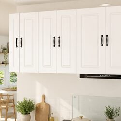 Dishwasher Panel Kitchen Cabinet White Engineered Wood Storage Organiser