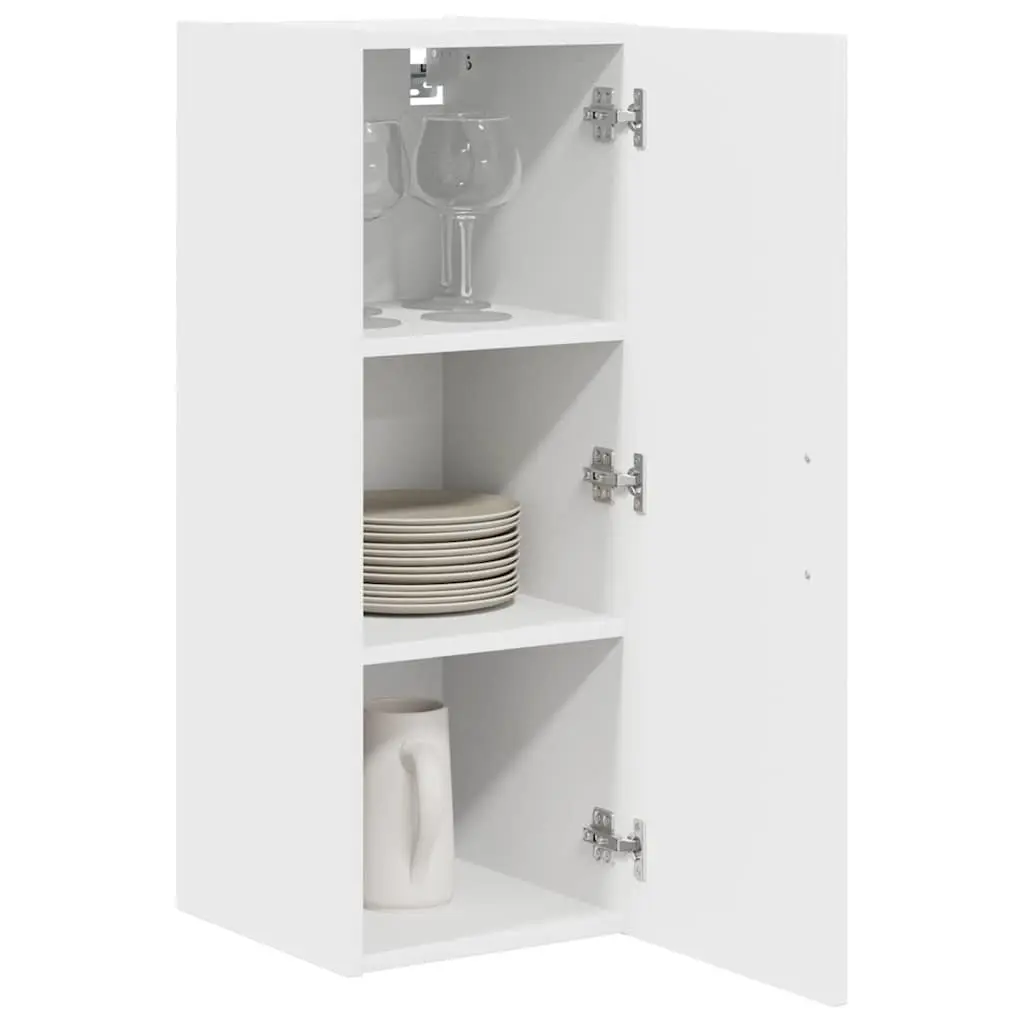 Kitchen Cabinet Engineered Wood Storage Unit 30x31x80cm White
