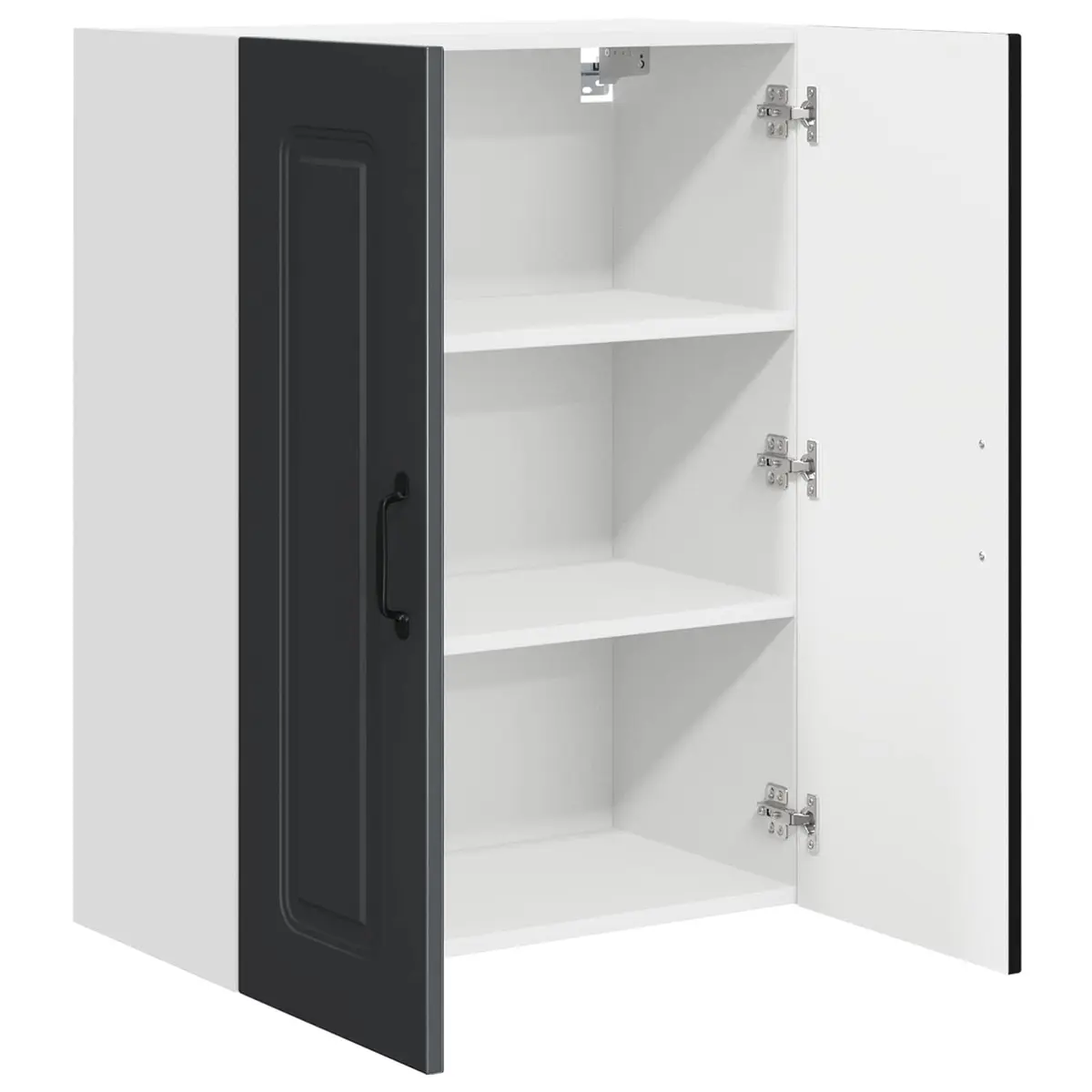Engineered Wood Kitchen Cabinet Black 60x31x80cm