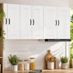 Dishwasher Panel Kitchen Cabinet High Gloss White Storage Engineered Wood