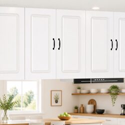 White Engineered Wood Dishwasher Panel Kitchen Cabinet Storage 80x31x80cm