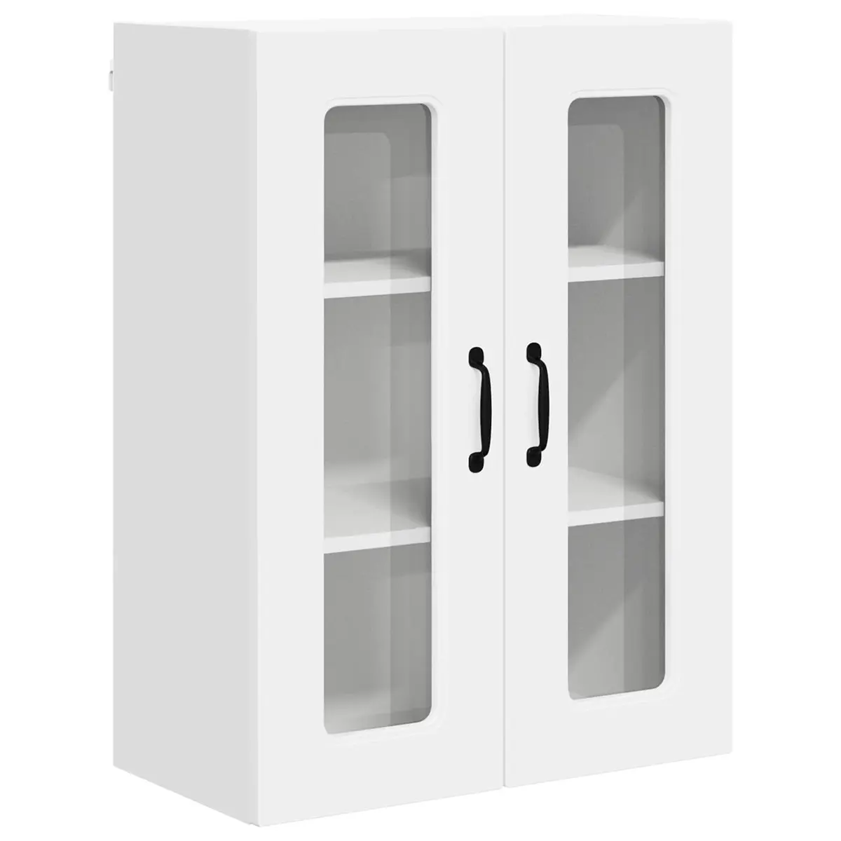 Kitchen Cabinet White Engineered Wood Compact Storage Organiser 60 x 31 x 80 cm