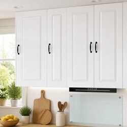 Dishwasher Panel Kitchen Cabinet Kalmar High Gloss White Storage Cupboard