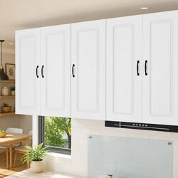 Kitchen Dishwasher Panel Cabinet White Engineered Wood Storage Organiser