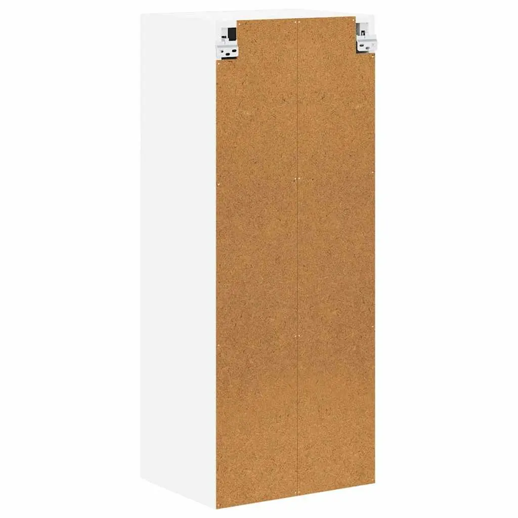 Kitchen Cabinet High Gloss White Engineered Wood Storage 40x31x100cm