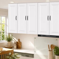 Dishwasher Panel Kitchen Cabinet White Engineered Wood Storage Unit 80 x 31 x