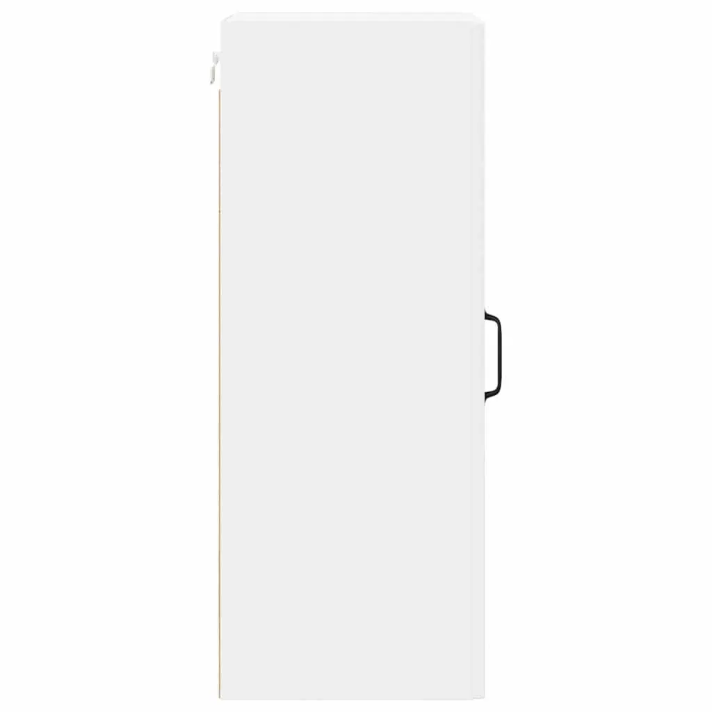 Wall Cabinet Modern Engineered Wood White 30 x 31 x 80 cm