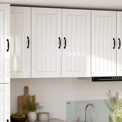 Wall Cabinet Kitchen Storage Dishwasher Panel High Gloss White 80x31x80cm