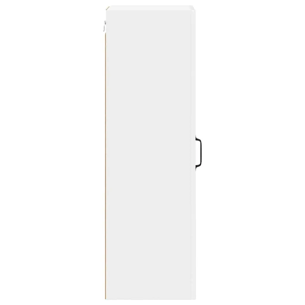 Wall Cabinet High Gloss White Modern Kitchen Storage Cupboard 30 x 31 x 100 cm