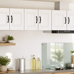 Wall Cabinet PORTO White Kitchen Storage 30x31x40cm Engineered Wood Shelves