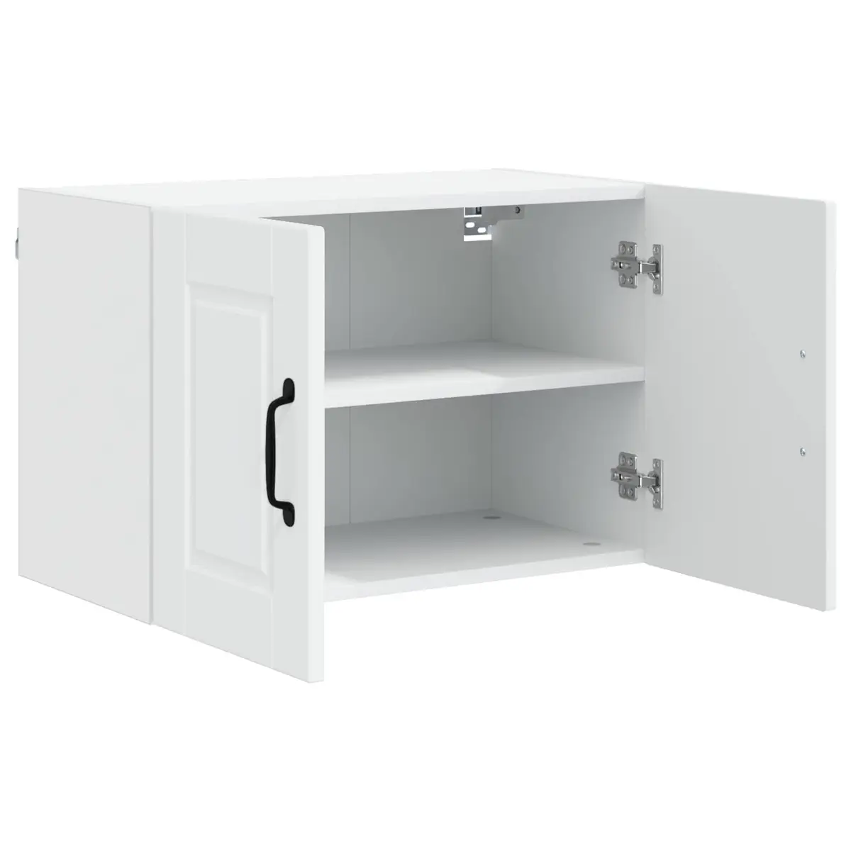 Wall Cabinet White Kitchen Storage Engineered Wood 60x31x40cm