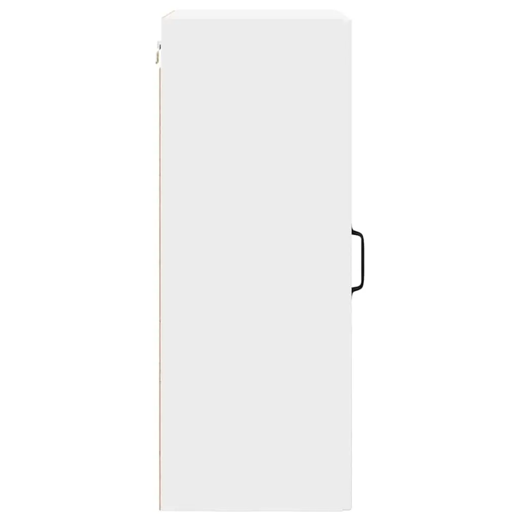 Wall Cabinet Kitchen Storage White Engineered Wood 50 x 31 x 80 cm