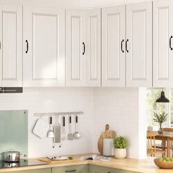 Wall Corner Cabinet Kitchen Storage High Gloss White 57 x 57 x 80 cm Shelves
