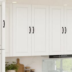 Wall Cabinet PORTO White Kitchen Storage Engineered Wood 40 x 31 x 100 cm