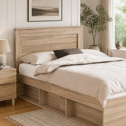 Headboard Sonoma Oak Brown 135cm Modern Bedroom Engineered Wood Furniture