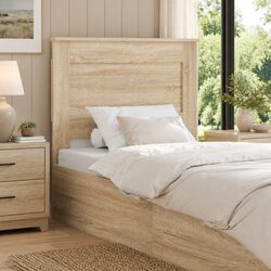 Headboard Sonoma Oak 90cm Bedroom Furniture Modern Engineered Wood Brown